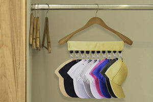 10 Clips Hat Rack Organizer