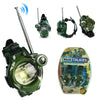 2PCS Kids Boy Toys 7-in-1 Walkie Talkie Army Watch Interphone Game