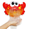 Automatic Bubble Machine Crabs Frog Music Kids Bath Toy