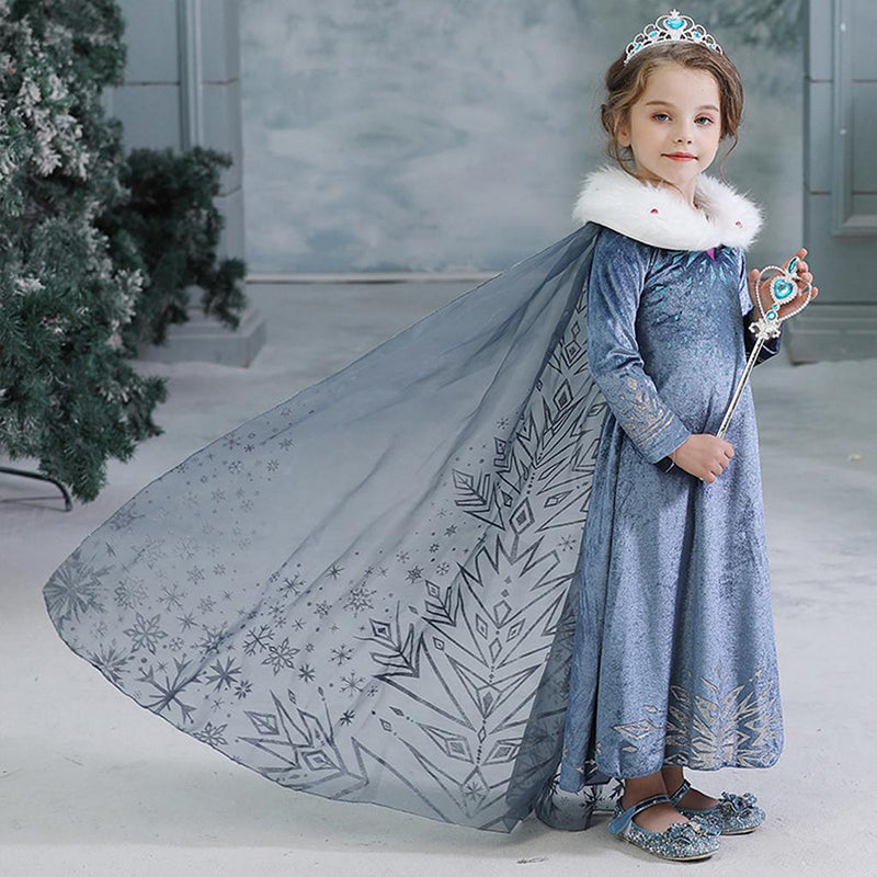 NEW Boutique Frozen Princess Ana Elsa Girls Sleeveless Ruffle Twirl Dress |  eBay
