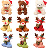 Cute Cartoon Scarf Teddy Bear Christmas Deer Christmas Plush Toy