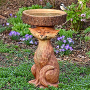 Garden Resin Ornament Fox Hedgehog Rabbit Craft Birdbath Bird Feeder