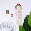 Rainbow Tassel Ornaments Girls Hair Clip Storage Wall Hanging Decoration