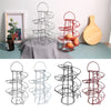 Kitchen Spiral Egg Rack Basket Iron Stable Spiraling Eggs Organizer Display Holder