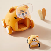 Children's Cute Cartoon Animal Catapult Inertial Car Toy